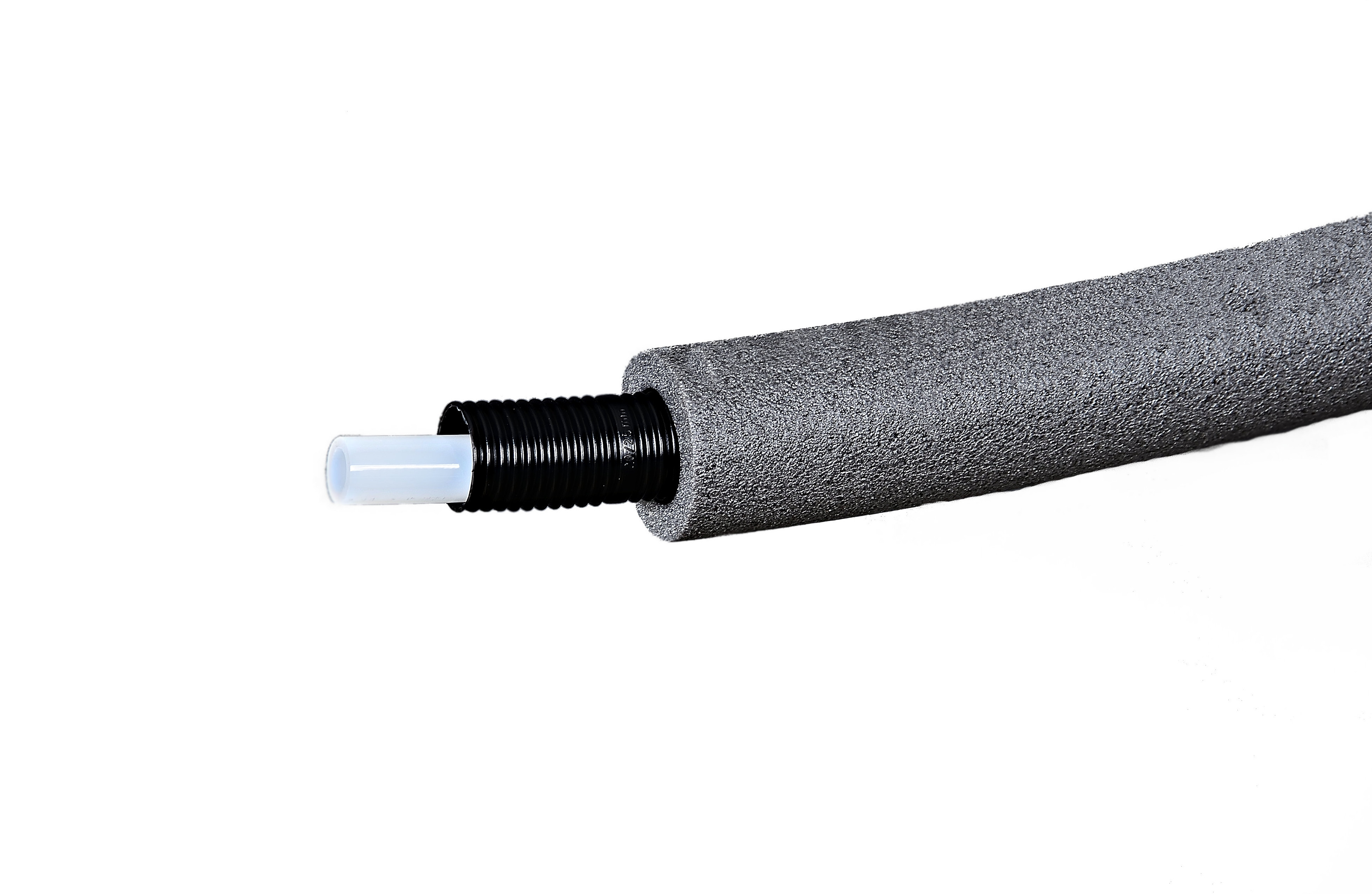 ø15x2,5 mm - Rör i rör - rulle längd 50 meter - m. isolering